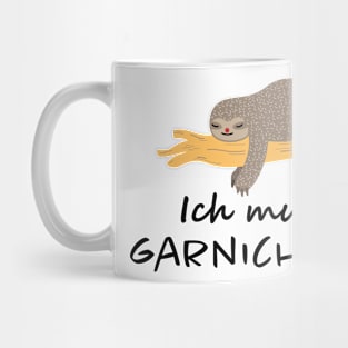 Lazy sloth with saying Mug